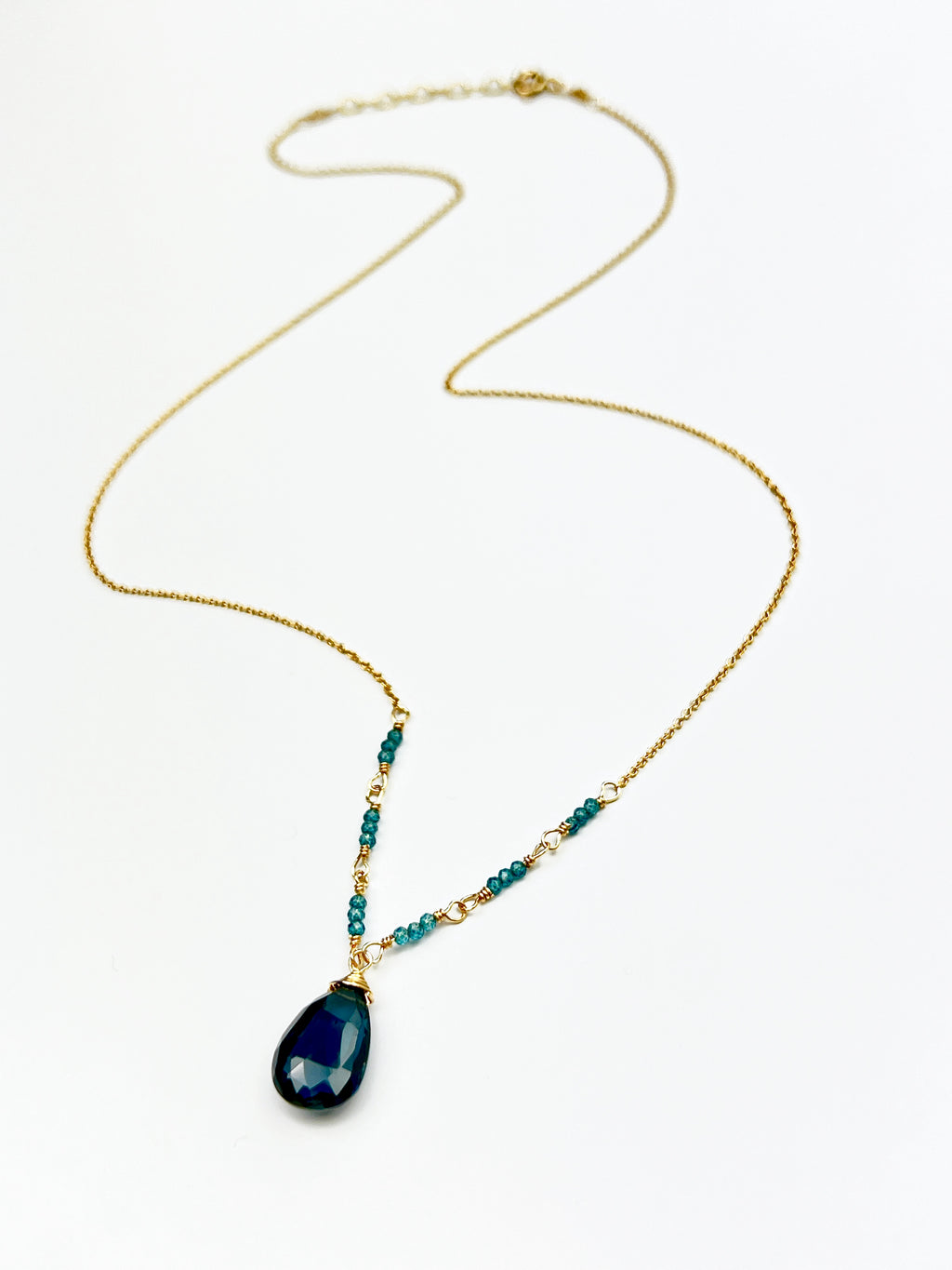 London Blue Topaz Countdown Necklace