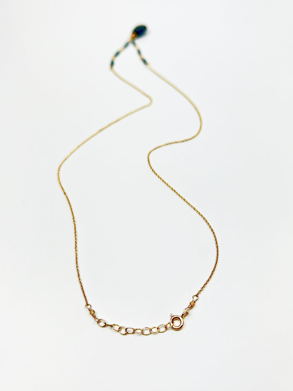 London Blue Topaz Countdown Necklace