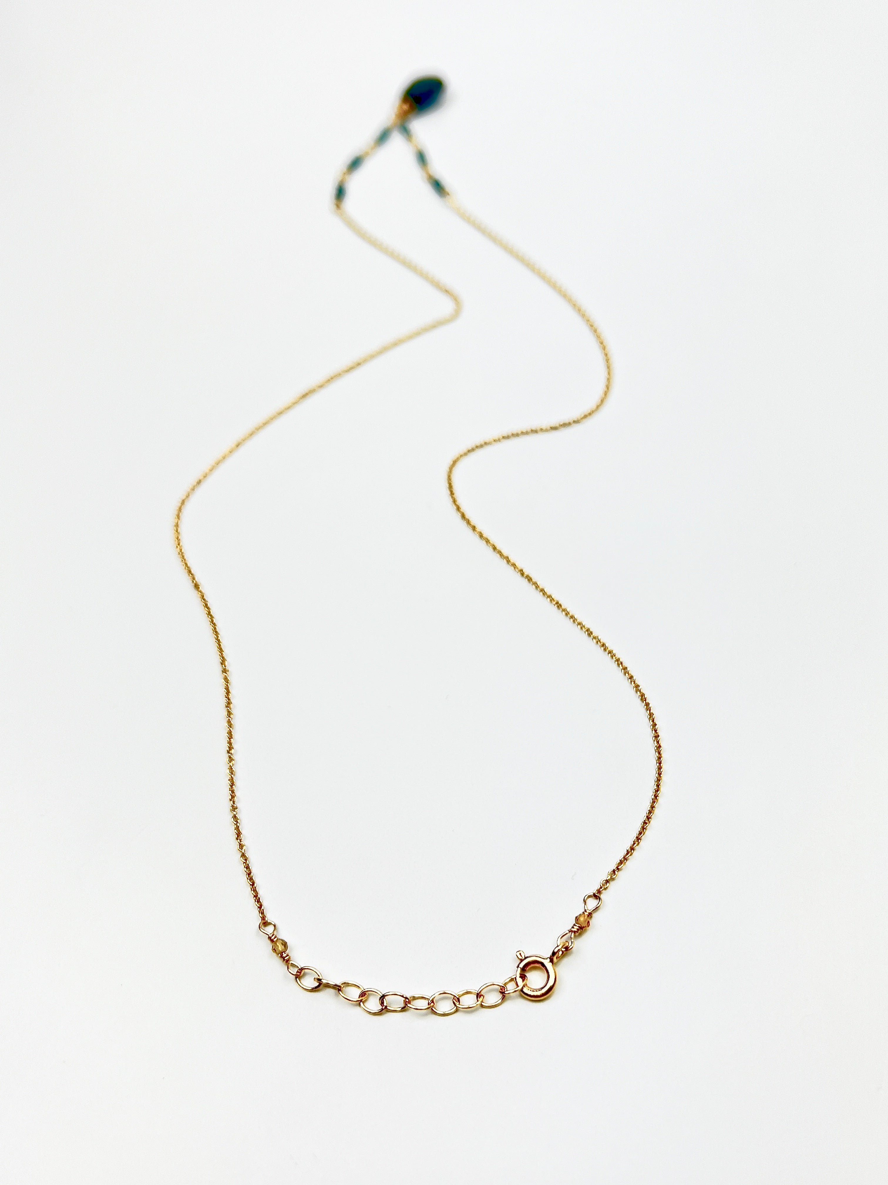 London Blue Topaz Countdown Necklace