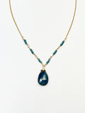 London Blue Topaz Countdown Necklace