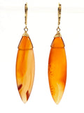 Carnelian Marquise Earrings