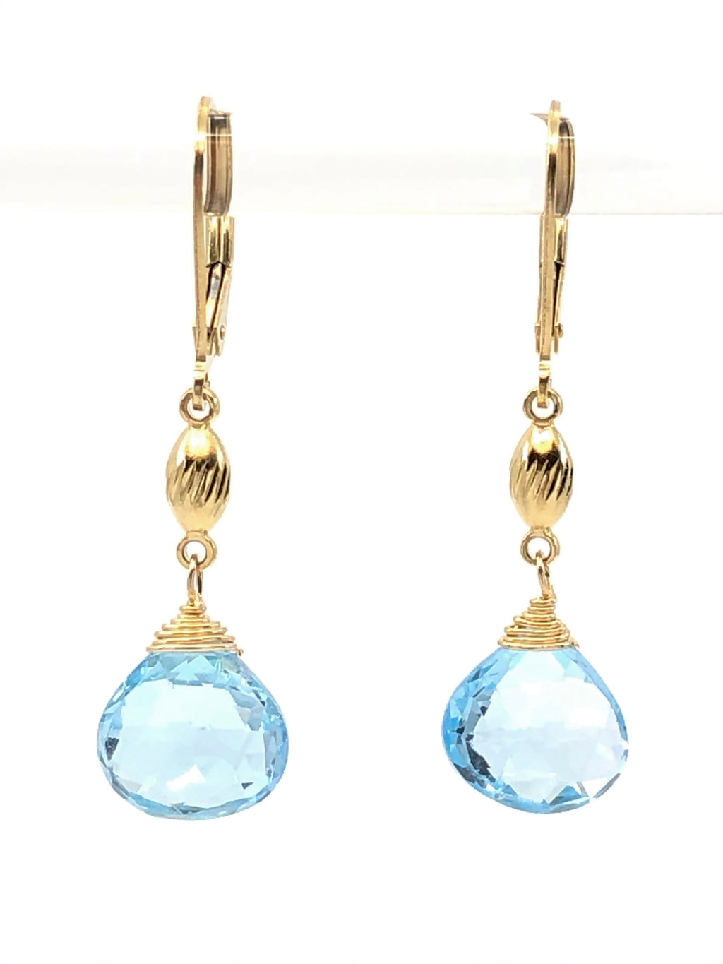 Blue Topaz Earrings