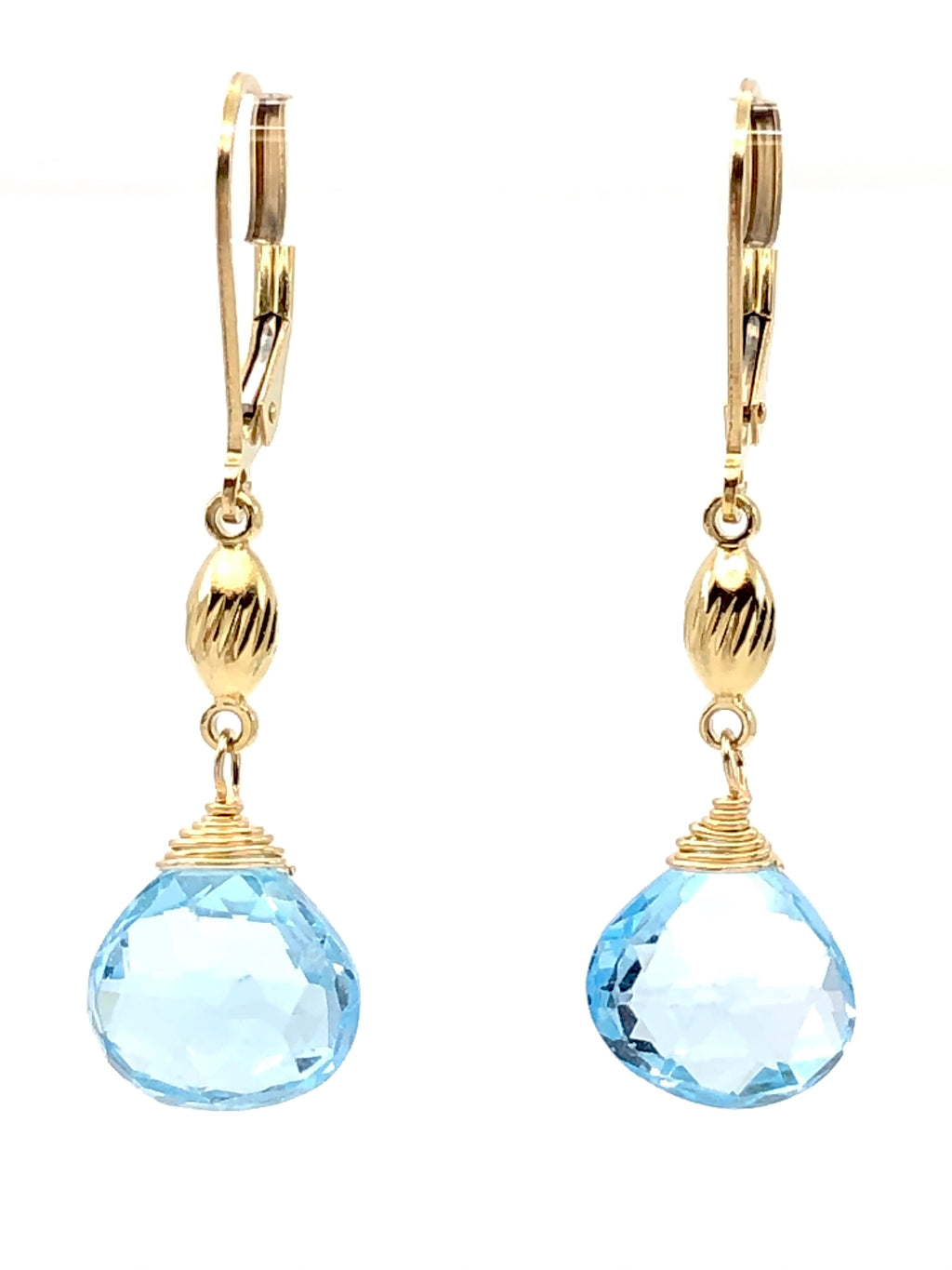 Blue Topaz Earrings
