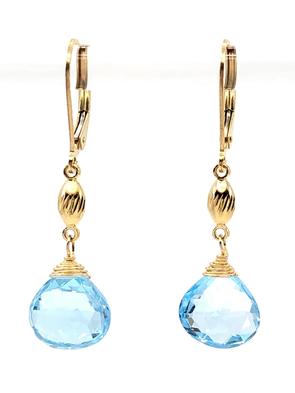 Blue Topaz Earrings