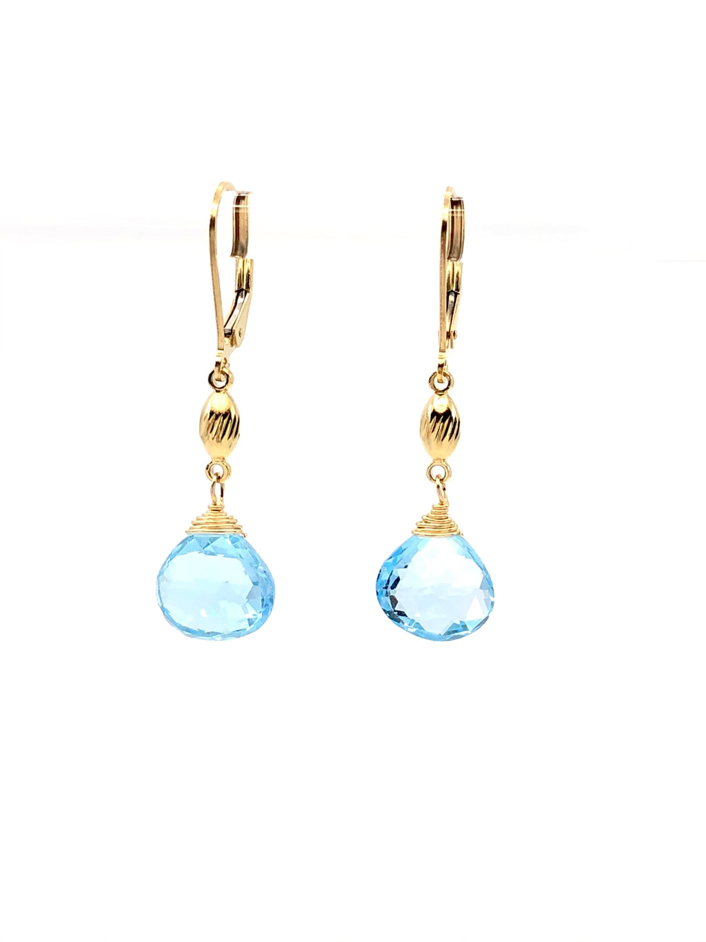 Blue Topaz Earrings