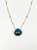 London Blue Quartz Necklace