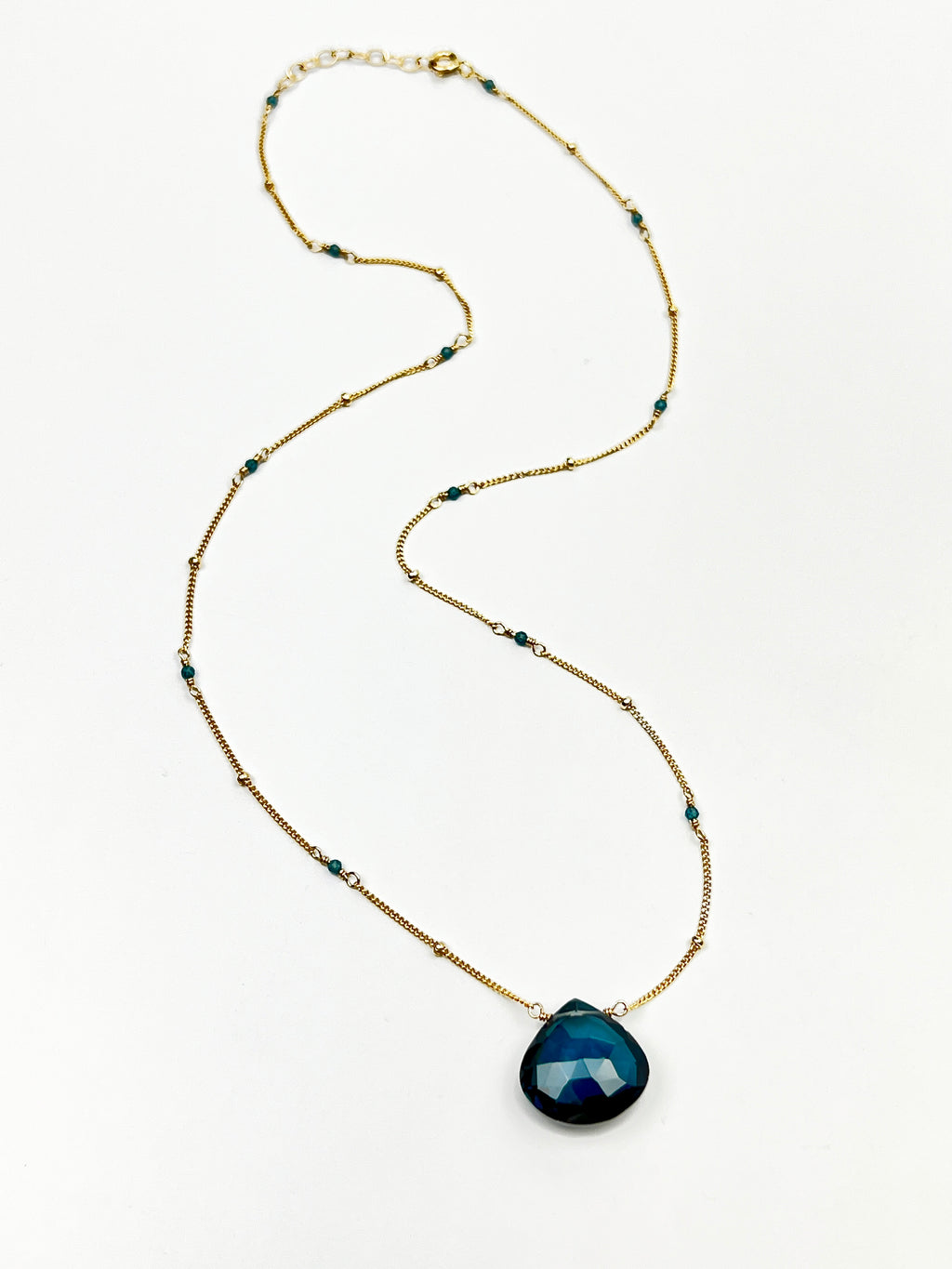London Blue Quartz Necklace