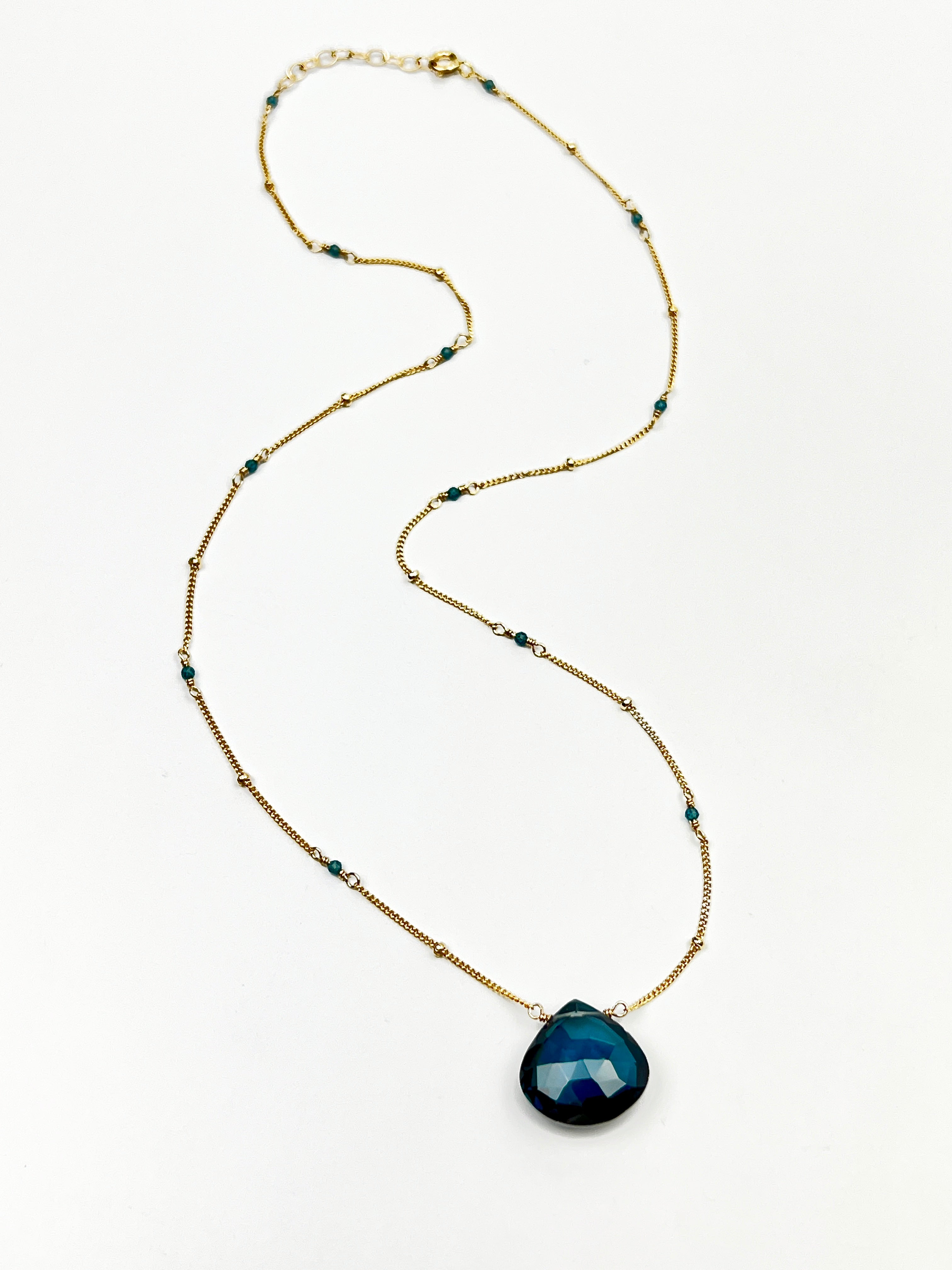 London Blue Quartz Necklace