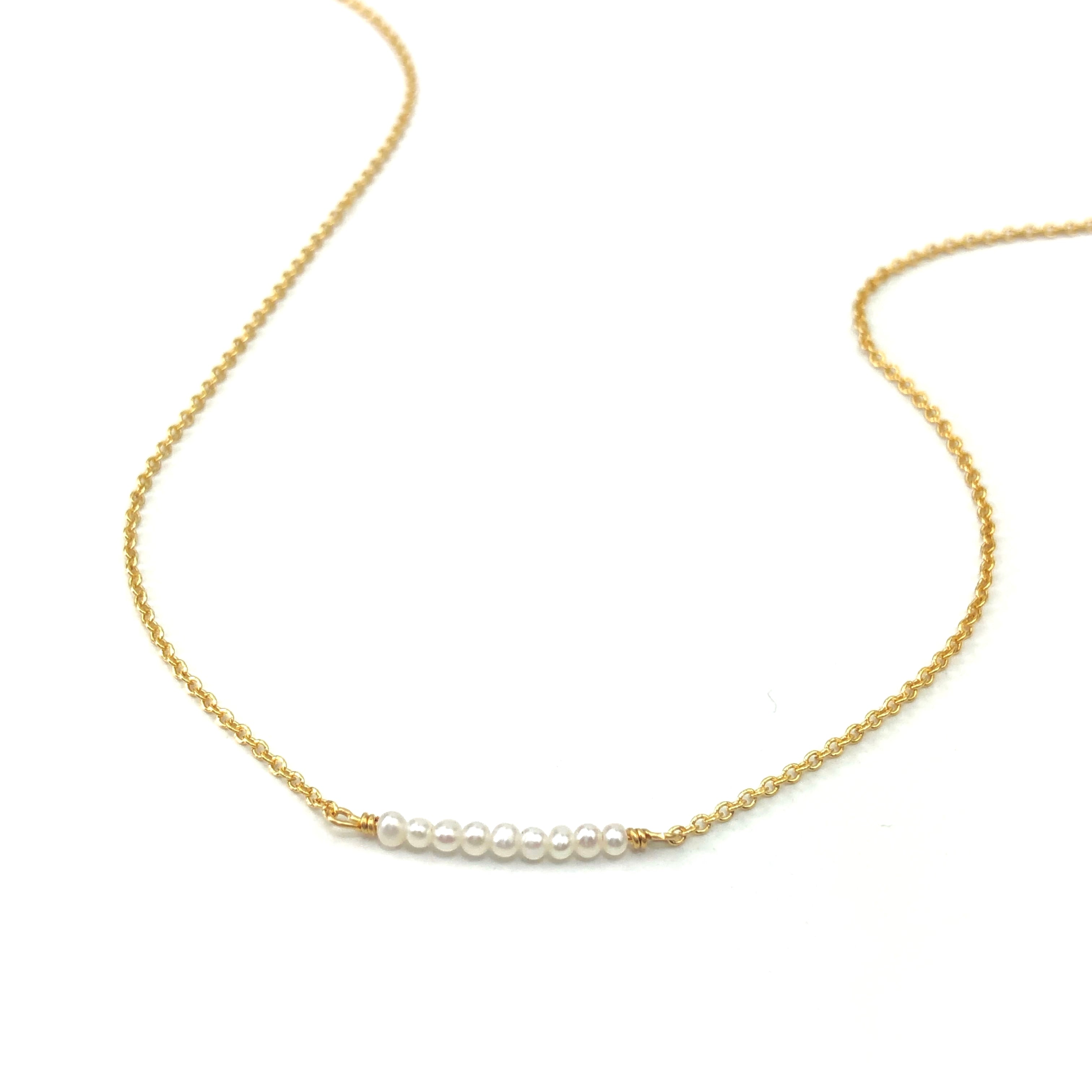 Sapphire Bar Necklace