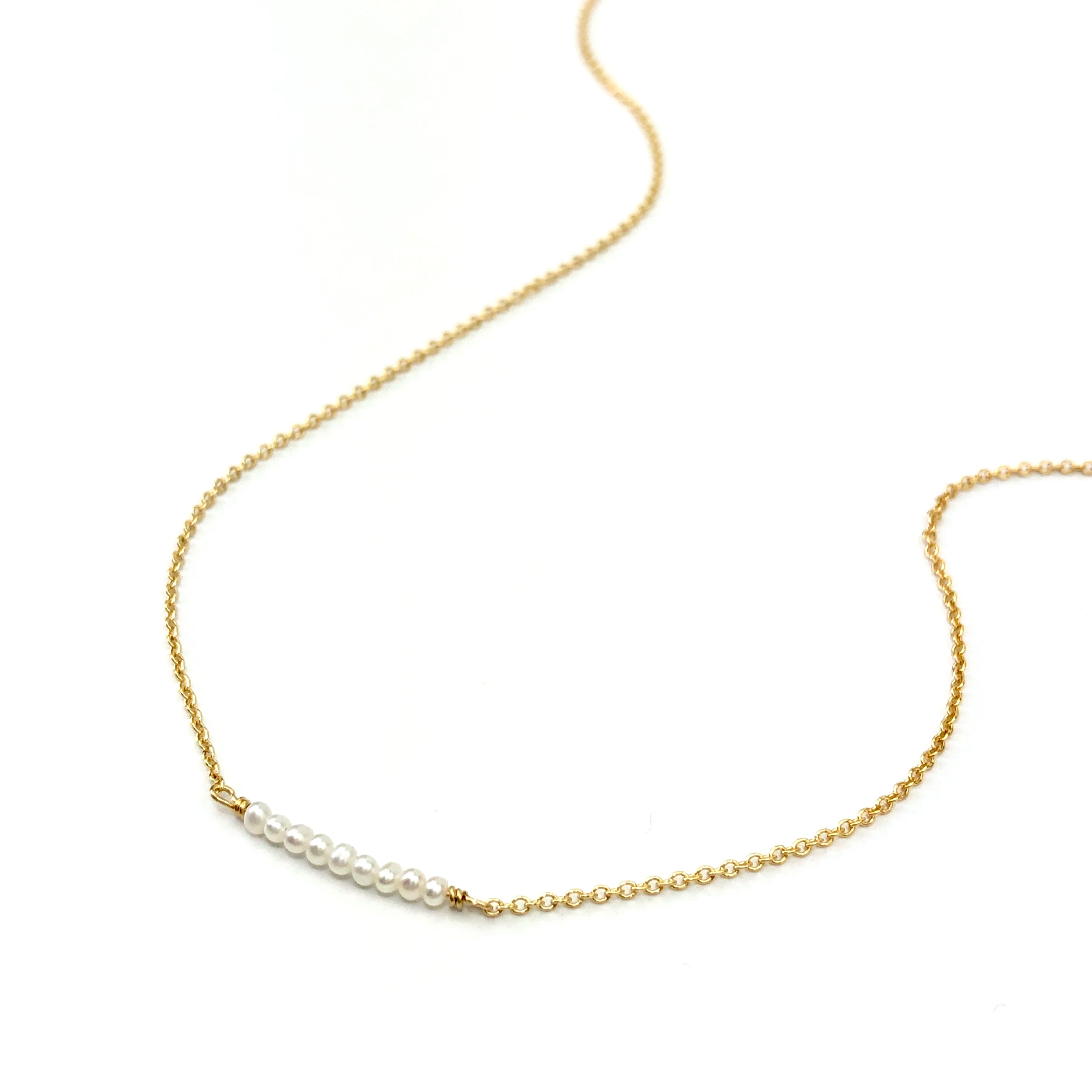 Pearl Bar Necklace