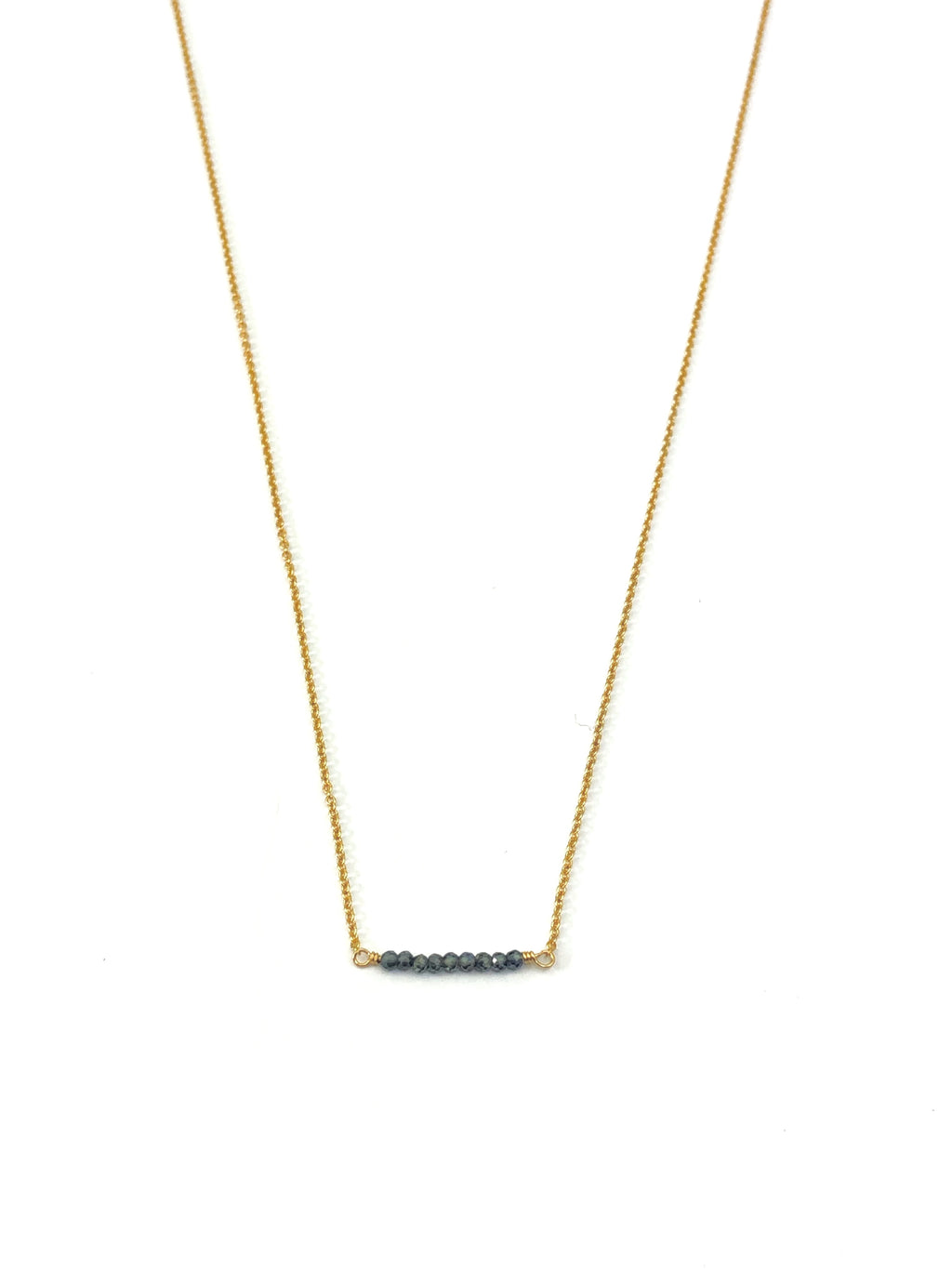 Sapphire Bar Necklace