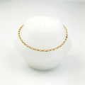Fancy rolo chain bracelet