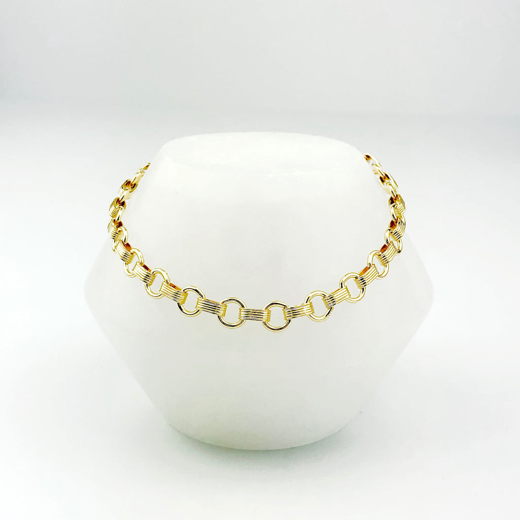 Jumbo rolo chain bracelet