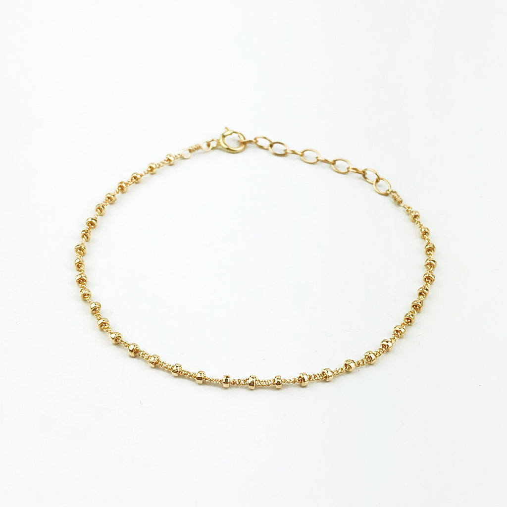Satellite chain bracelet