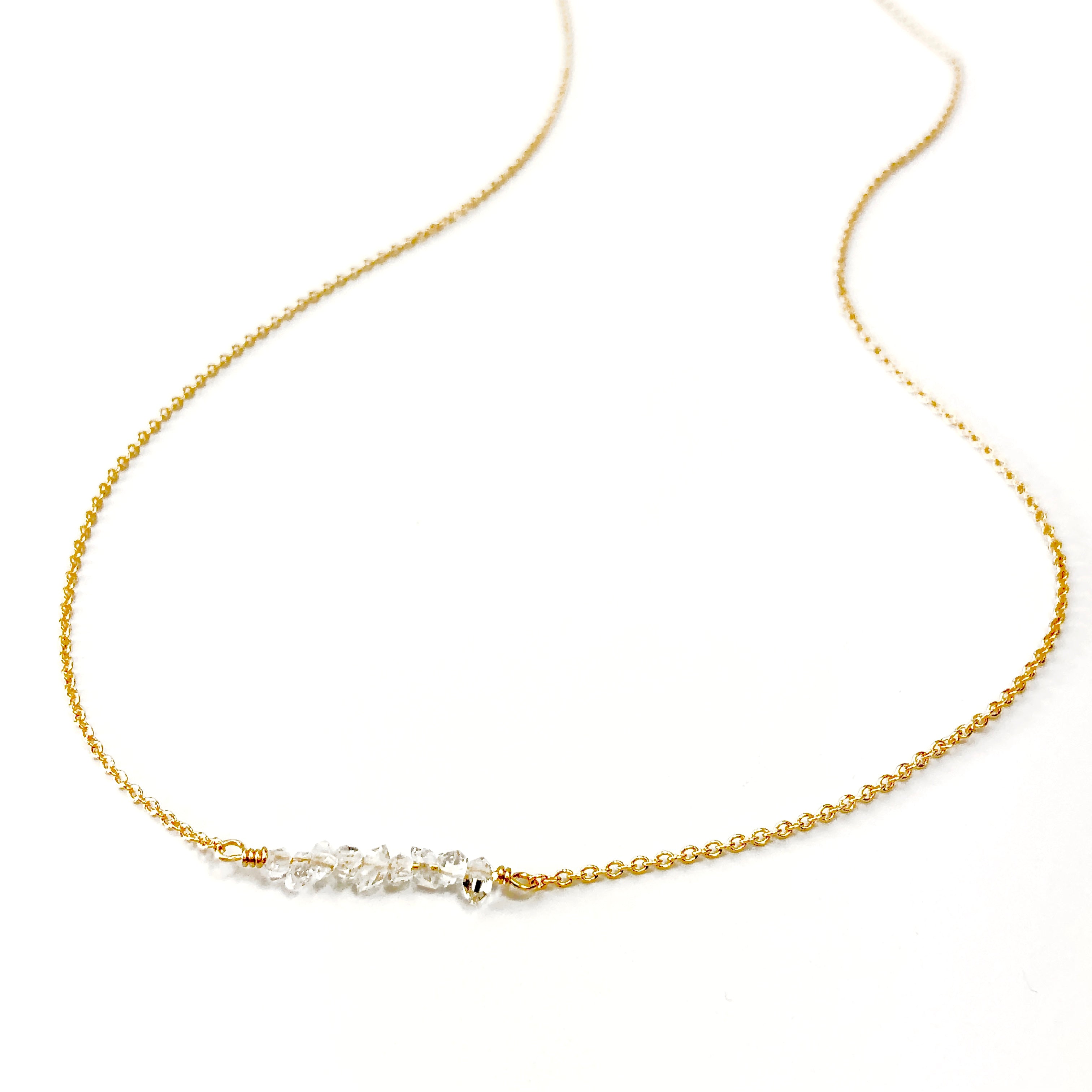 Sapphire Bar Necklace