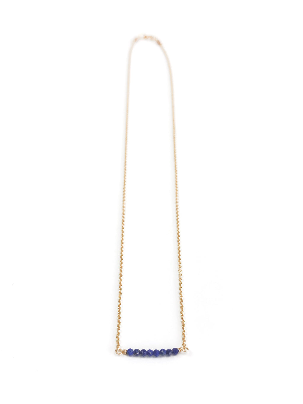Lapis Lazuli Bar Necklace