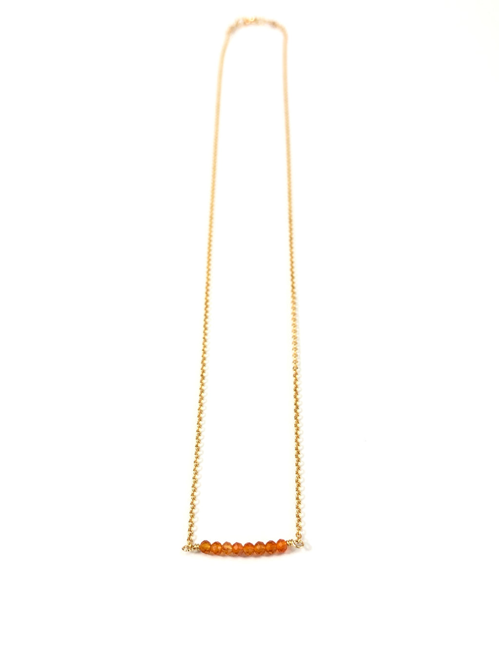 Carnelian Bar Necklace