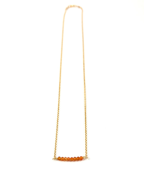Carnelian Bar Necklace