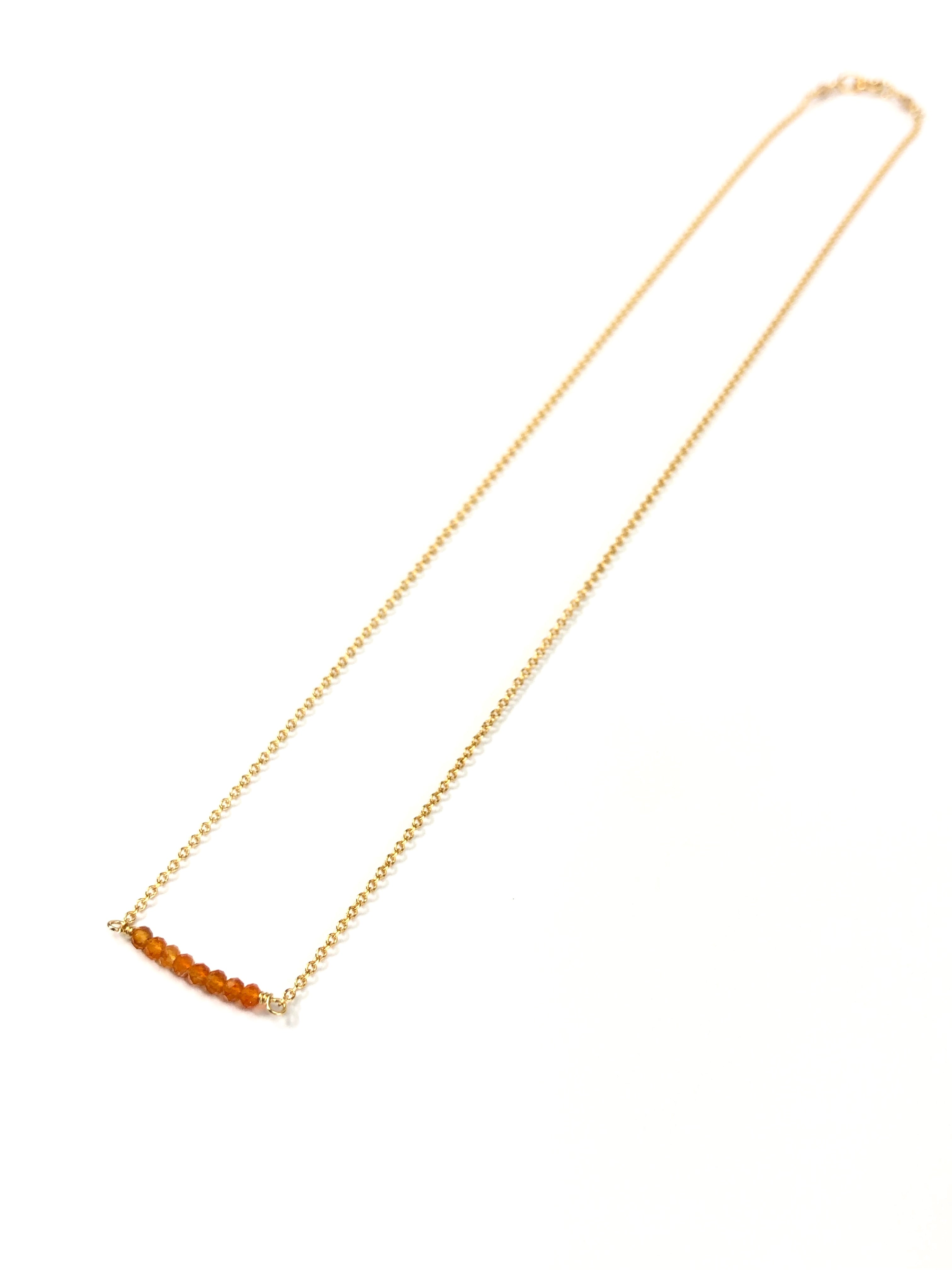 Carnelian Bar Necklace
