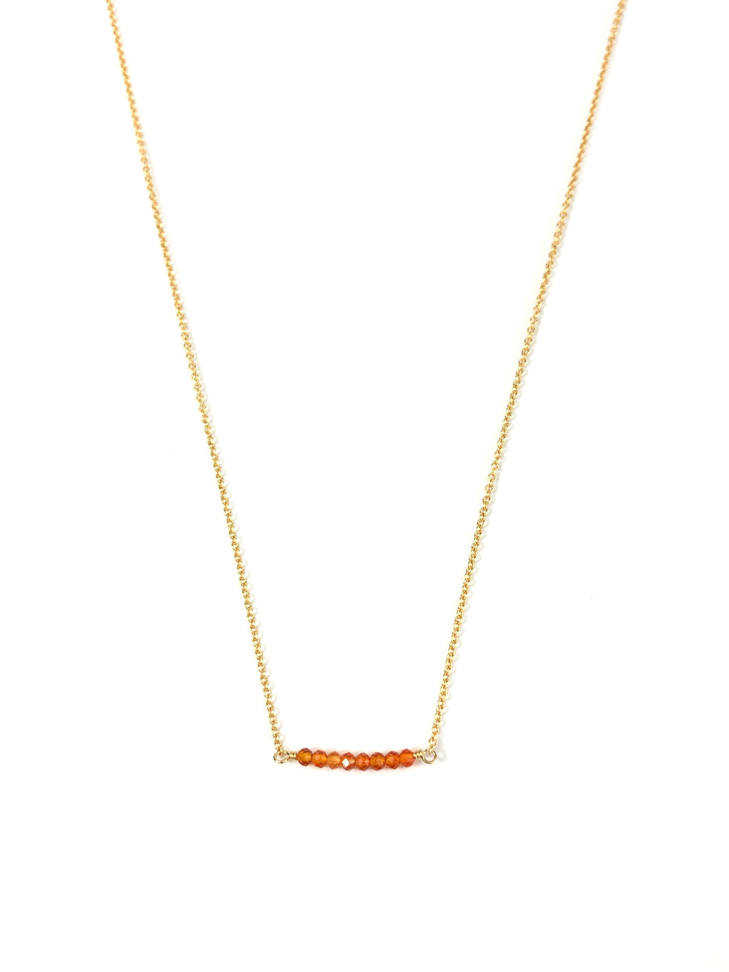 Carnelian Bar Necklace