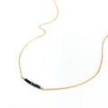 Herkimer Diamond Bar Necklace