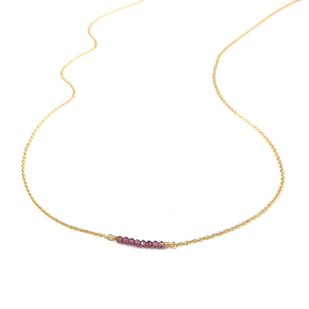 Lapis Lazuli Bar Necklace