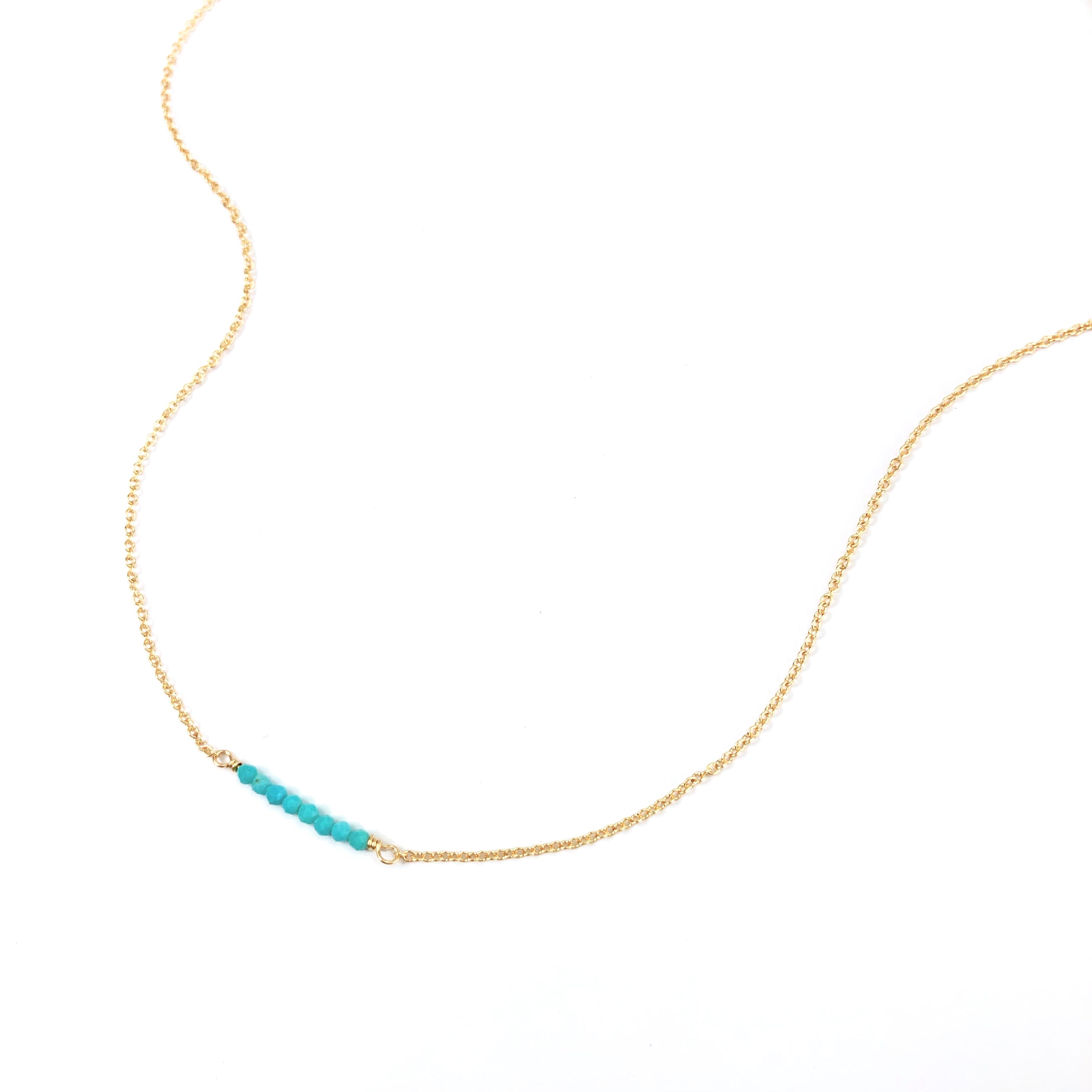 Sapphire Bar Necklace