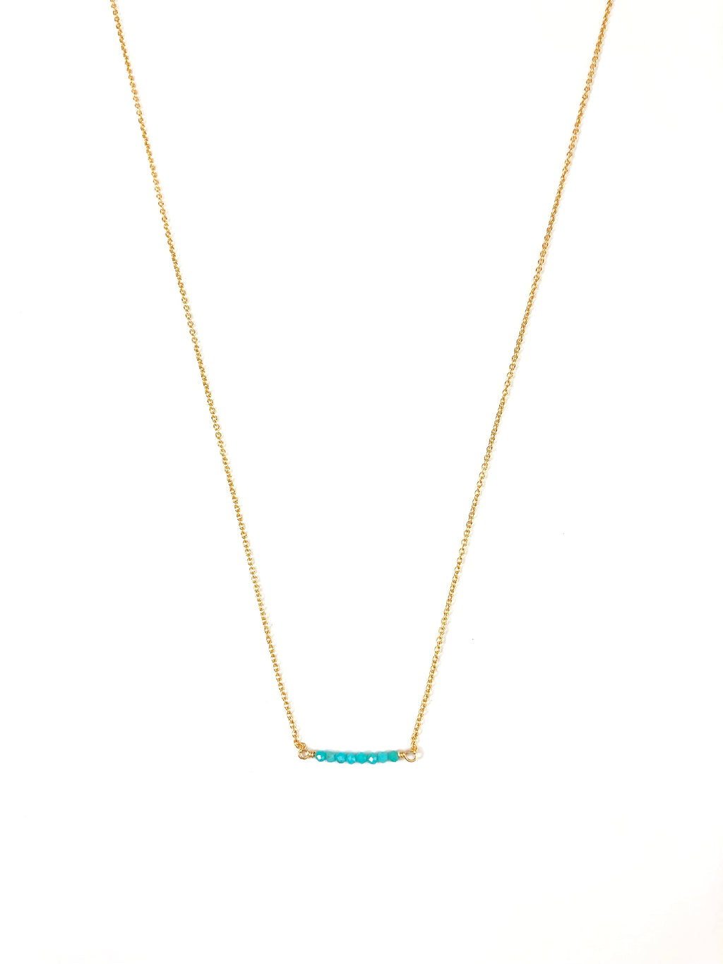 Turquoise Bar Necklace
