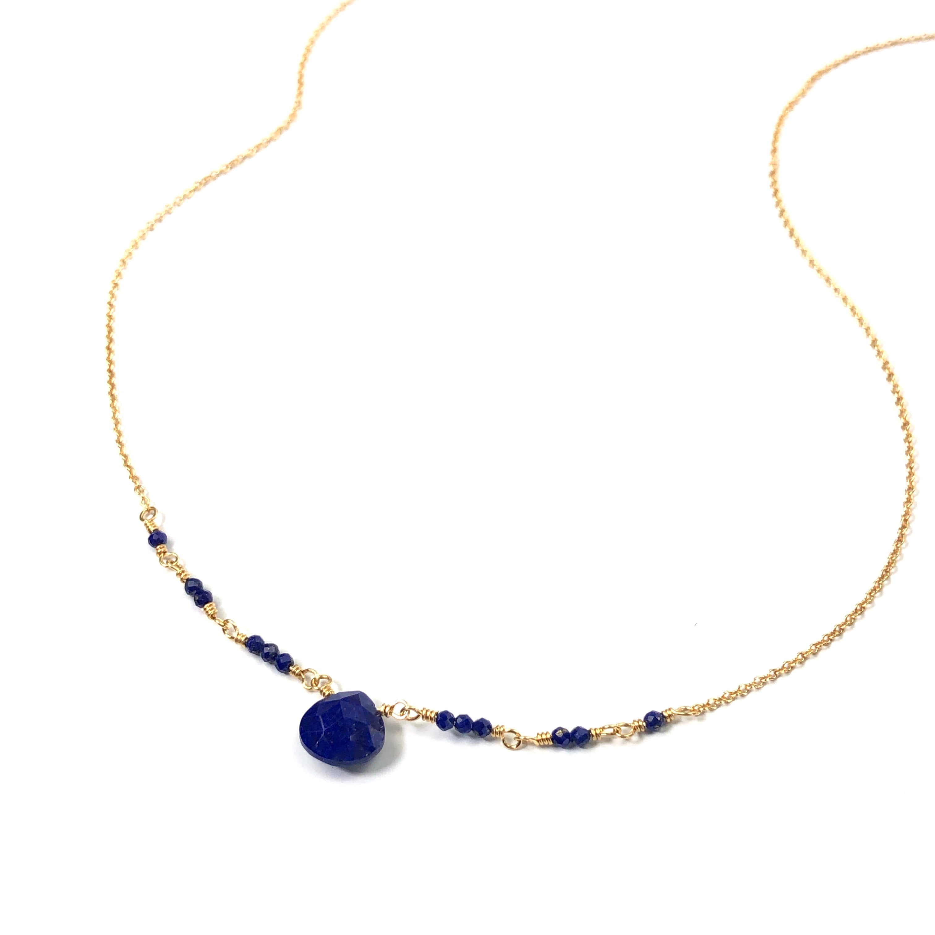 Lapis Lazuli New Band Necklace