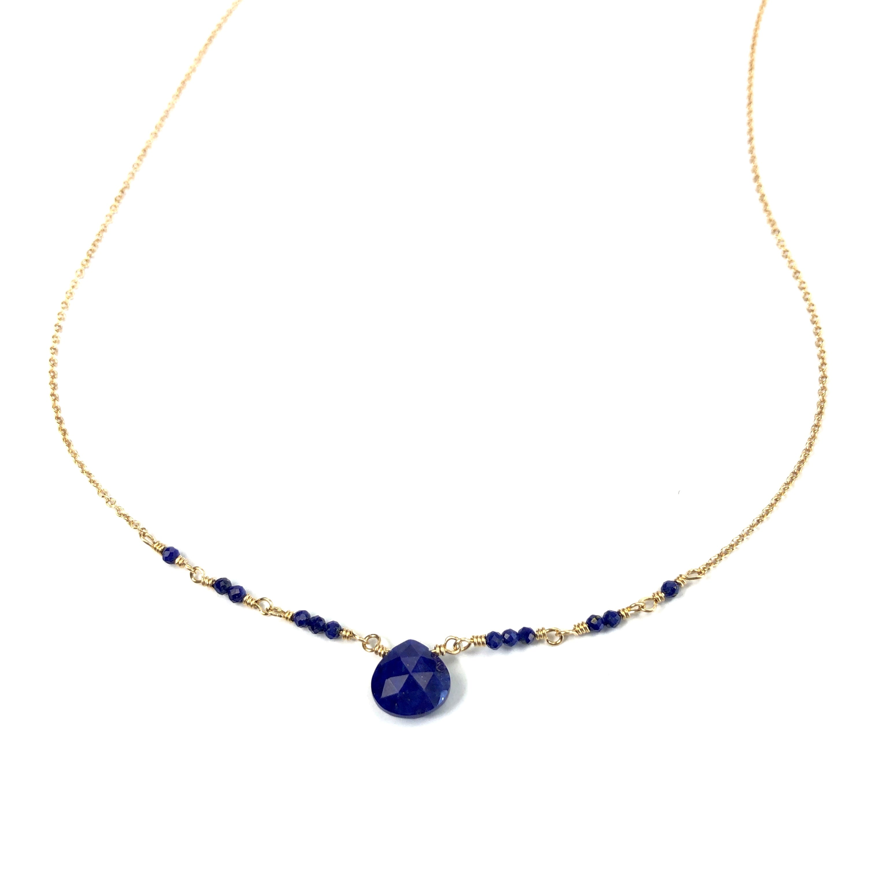 Lapis Lazuli New Band Necklace