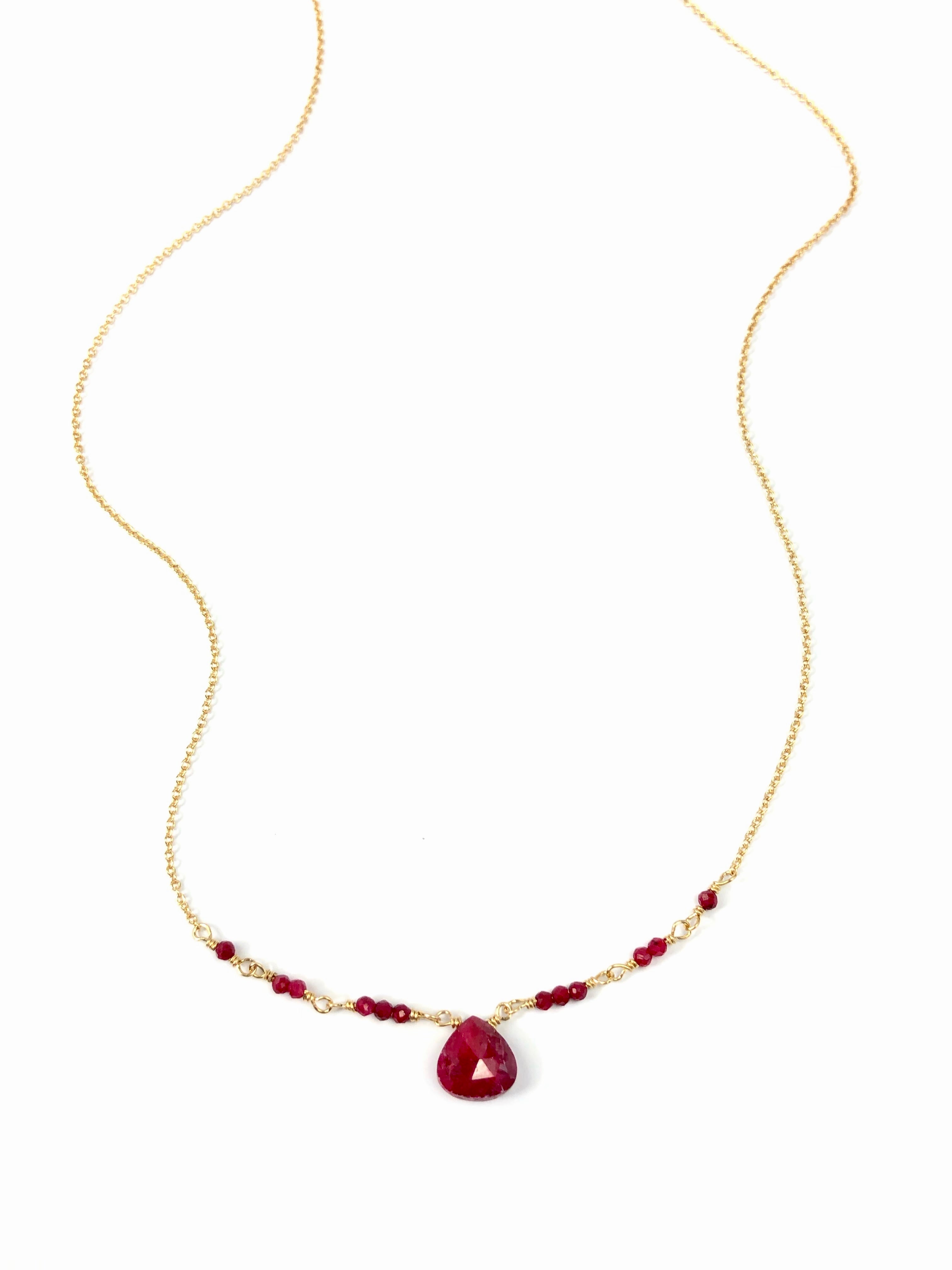 Ruby New Band Necklace