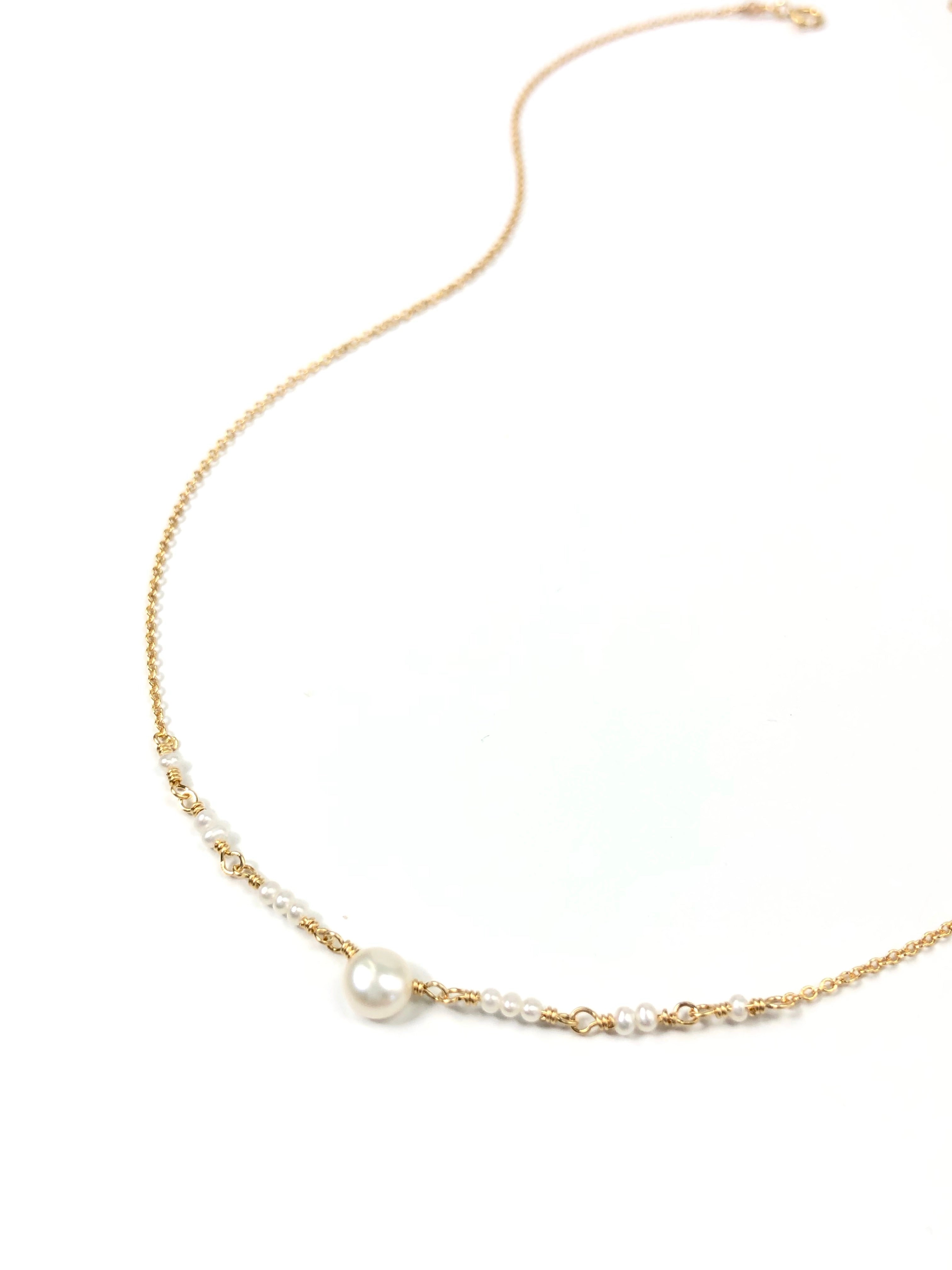 Garnet New Band Necklace