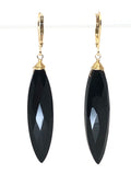 Dendritic Opal Marquise Cut Earrings