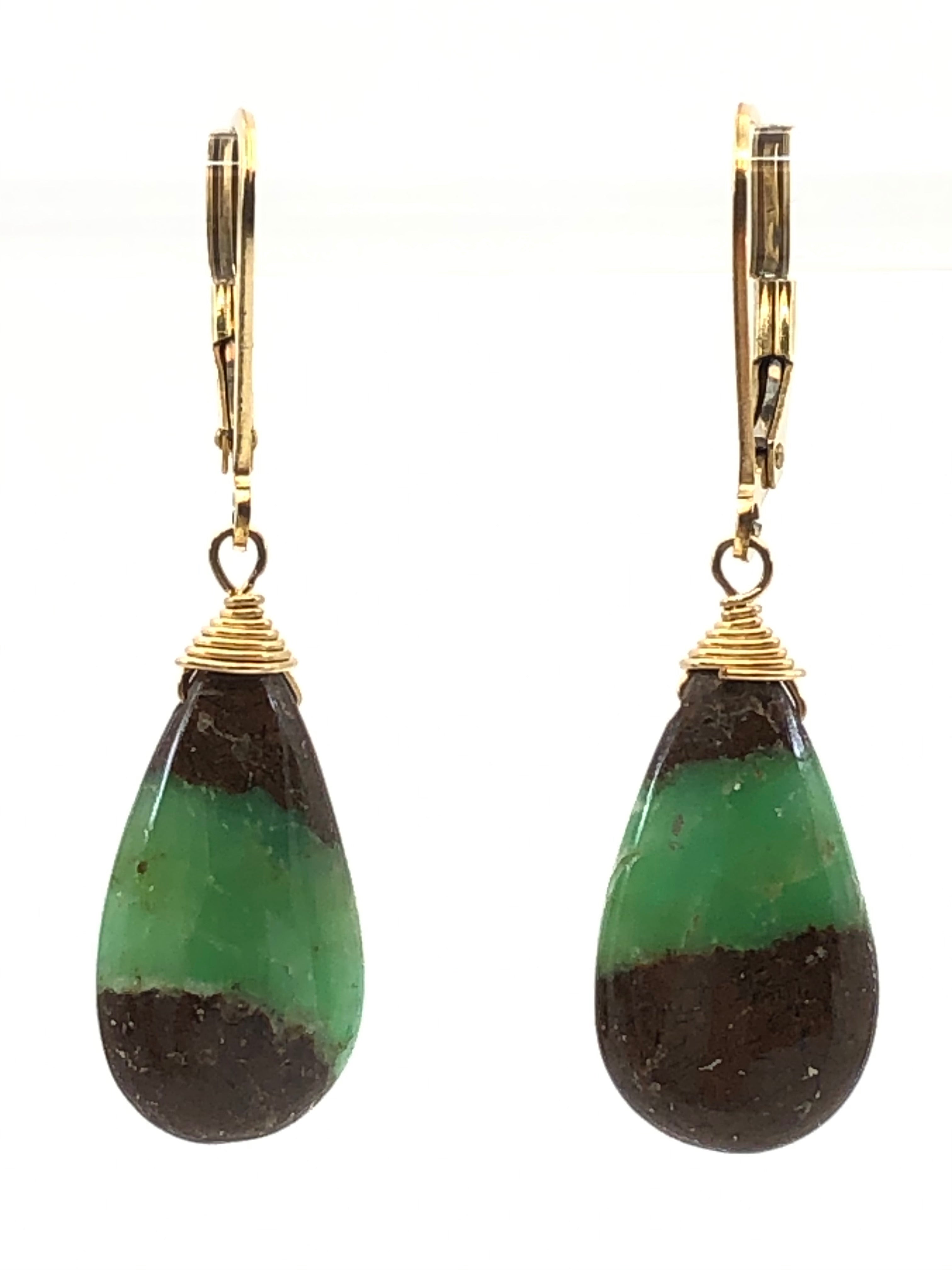 Chrysoprase Earrings