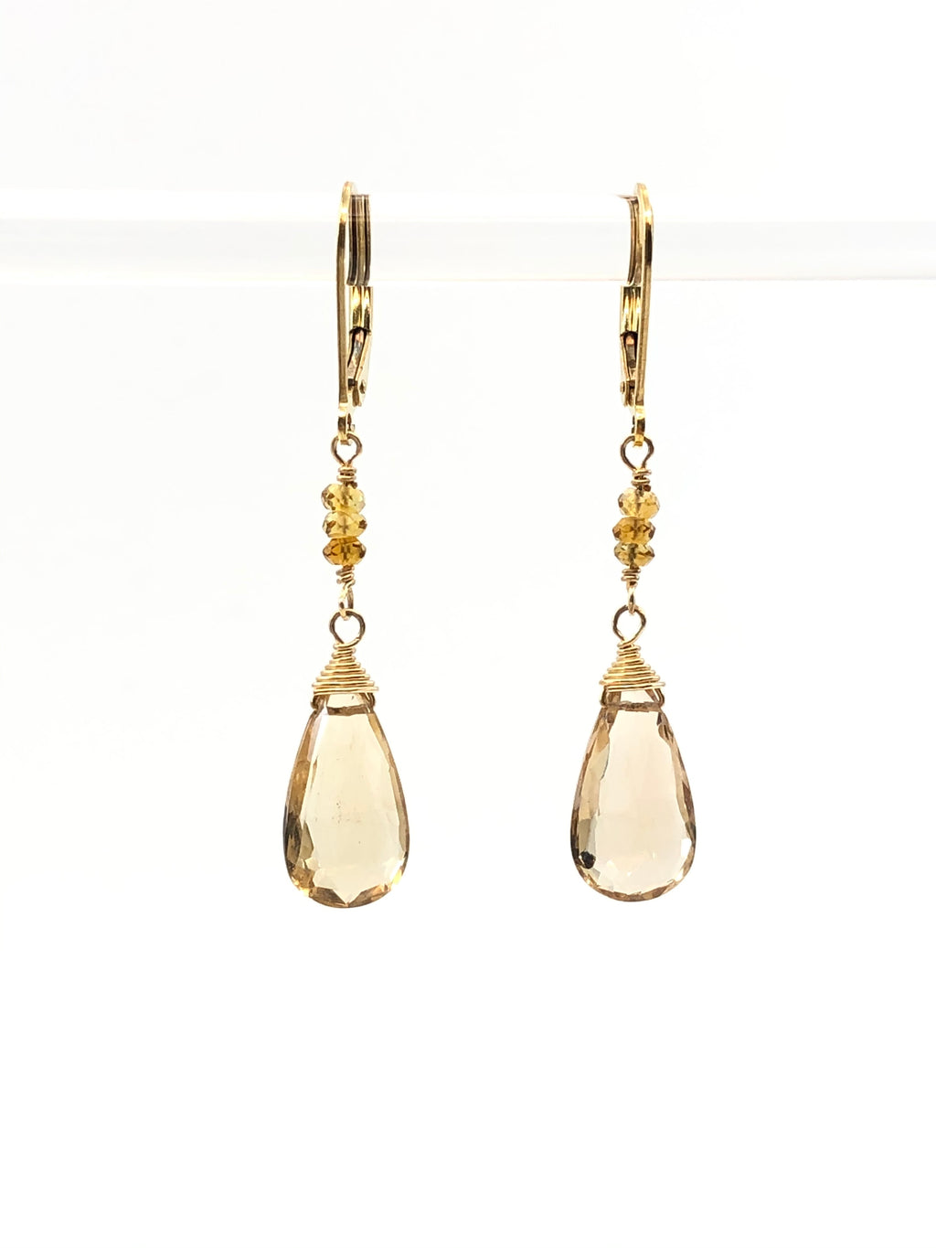 Champagne Citrine Earrings