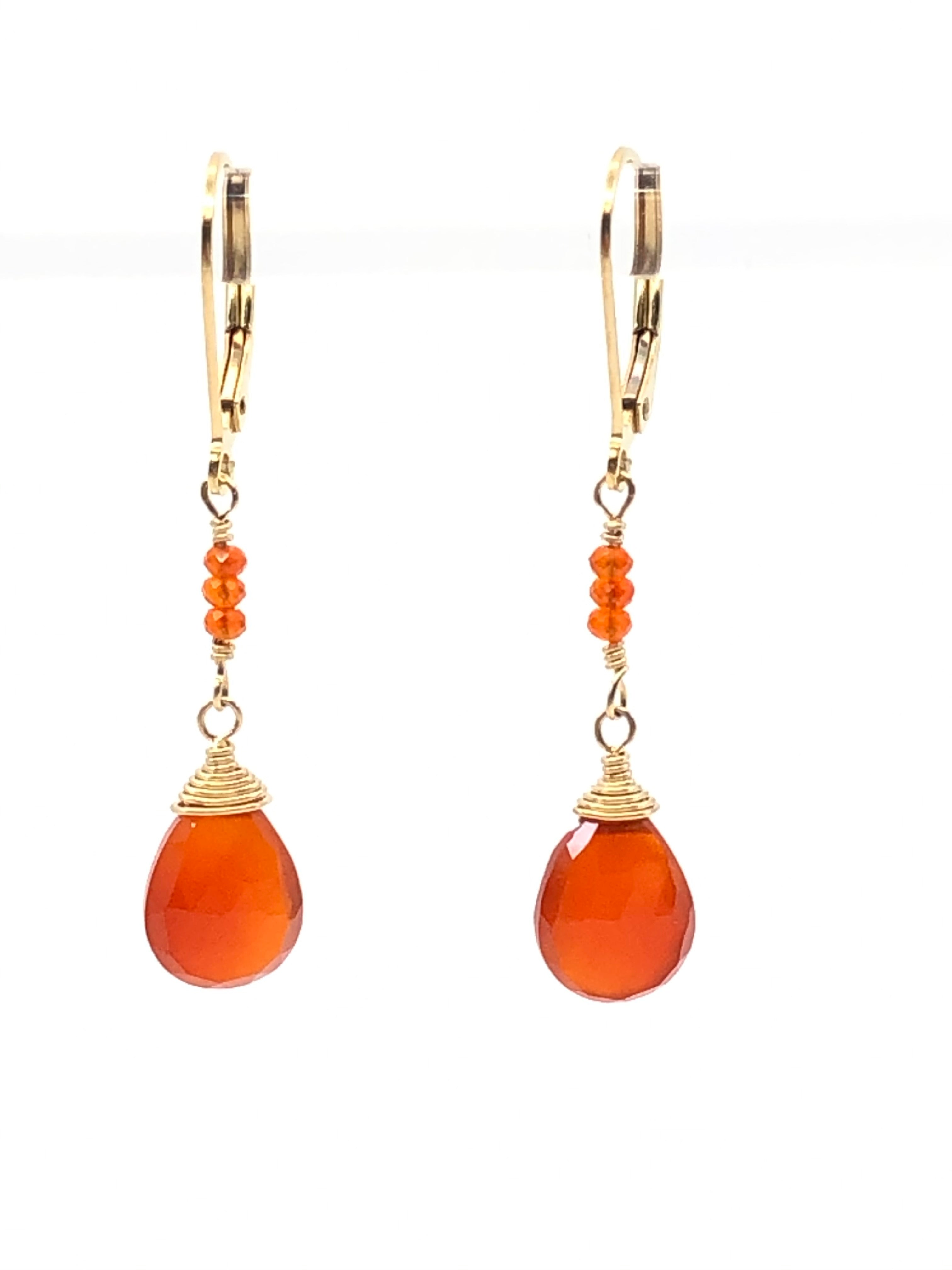 Carnelian Paula Earrings
